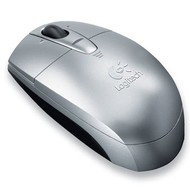 bezdrátová, Myš Logitech V200 Cordless Notebook Mouse stříbrná (silver) optická, US - Mouse