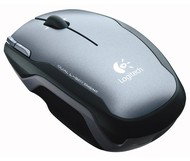Myš Logitech V400 Cordless Notebook Mouse modro - šedá (grey) bezdrátová optická, USB - Mouse