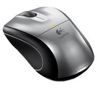 Logitech V450 Cordless Notebook Laser Mouse stříbrno-černá - Mouse