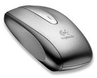 Logitech V500 Cordless Notebook Mouse modro-černá - Mouse