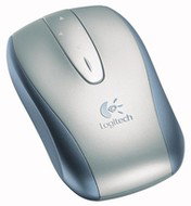 Logitech V500 Cordless Notebook Mouse stříbrná - Mouse