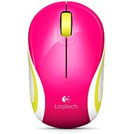 Logitech Wireless Mini Mouse M187 Peppermint Crush - Mouse