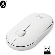 Logitech Pebble M350 Wireless Mouse - fehér - Egér