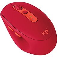 Logitech Wireless Mouse Silent M590 červená - Myš