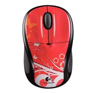 Logitech M305 Cordless Mouse Blush Butterfly - Mouse