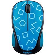 Logitech Wireless Mouse M238 Blue Geo - Mouse