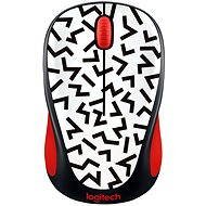 Logitech Wireless Mouse M238 Red Zigzag - Mouse