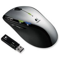 Myš Logitech MX610 Laser Cordless Mouse, bezdrátová laserová, 1600dpi, 8 tlačítek + kolečko, PS/2 +  - Mouse