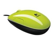 Logitech LS1 acid green, laser, 3 buttons + roller, USB - Mouse