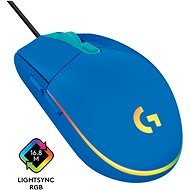 Logitech G203 LIGHTSYNC, Blue - Gamer egér