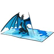 3D Ice Dragon Greeting Card - Greeting Card