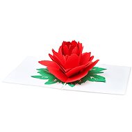 3D Peony Greeting Card - Greeting Card