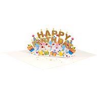 3D Happy Birthday Card - Greeting Card
