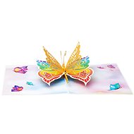 Happy Butterfly 3D Card - Greeting Card