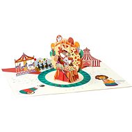 3D Greeting Cards Merry Go Round - Greeting Card