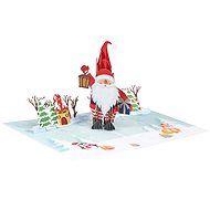 MAGIC MOMENTS Přání - 3D, Santa Claus - Greeting Card