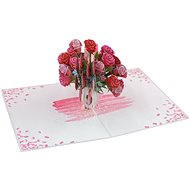 3D přání Královna květin - Přání