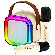 MG Sing Set Bluetooth karaoke microphones + speaker, beige - Children’s Microphone