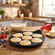 MG Pancakes Pancake Pan Animals 26,5 cm, black/red - Pan