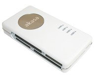 Externí USB 2.0 hub a čtečka pro paměťové karty AKASA - USB Hub