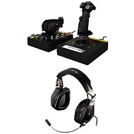 Saitek Pro Flight X55 Rhino H.O.T.A.S. System + F.R.E.Q. 5 black - Joystick