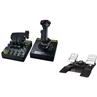 Saitek Pro Flight X55 Rhino H.O.T.A.S. + Pro Flight Combat Rudder Pedals - Joystick