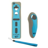 MAD CATZ Wii Skinz modro černý - Silicone Sleeve