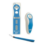 MAD CATZ Wii Skinz modro bílý - Silicone Sleeve