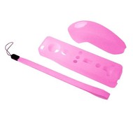 MAD CATZ Wii Skinz růžový - Silicone Sleeve