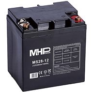 MHPower AGM lead acid battery 12 V/28 Ah, Terminal T1 - M6, MS28-12 - UPS Batteries