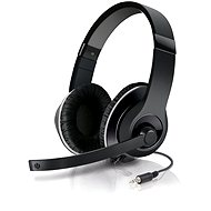 SPEED LINK AUX Stereo Headset (Black-White) - Headphones