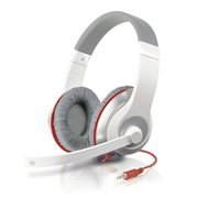  SPEED LINK AUX Stereo Headset (White-Red)  - Headphones