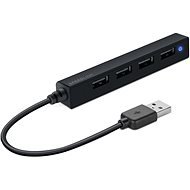 SPEED LINK szellemes SLIM USB Hub 4-Port fekete - USB Hub