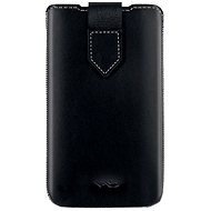 Vicious and Divine - Leather Soft Pouch M (black) - Phone Case