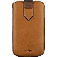 Vicious and Divine - Leather Soft Pouch M (light brown) - Phone Case