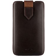Vicious and Divine - Leather Soft Pouch XL (dark brown) - Phone Case