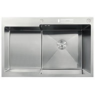 MIXXUS MH7849R-HK SS colour Stainless steel sink with trap, stainless steel - Stainless Steel Sink