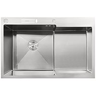 MIXXUS MH7849L-HK SS colour Stainless steel sink with trap, stainless steel - Stainless Steel Sink