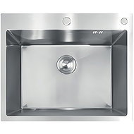 MIXXUS MH6050 Decor SS colour Stainless steel sink with trap, stainless steel - Stainless Steel Sink