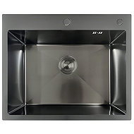 MIXXUS MH6050 Decor Graphite Stainless steel sink with trap, graphite - Stainless Steel Sink
