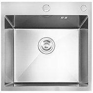 MIXXUS MH5050 SS colour Stainless steel sink with trap, stainless steel - Stainless Steel Sink