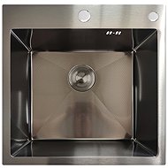 MIXXUS MH5050 Decor Graphite Stainless steel sink with trap, graphite - Stainless Steel Sink