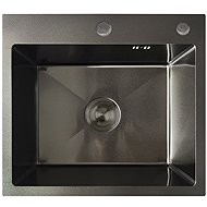 MIXXUS MH5045 Graphite Stainless steel sink with trap, graphite - Stainless Steel Sink