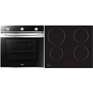 MIDEA 7NM20M1 + MIDEA MIH 653A - Oven & Cooktop Set