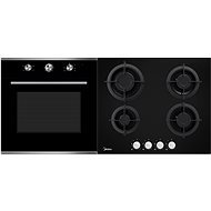 MIDEA 65M40M1 + MIDEA MG60K503GB-EN - Oven & Cooktop Set