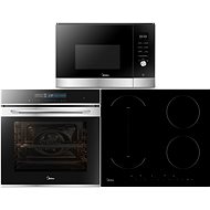 MIDEA 7NA30T1 + MIDEA MIH 616AC + MIDEA TG925H3B - Oven, Cooktop and Microwave Set