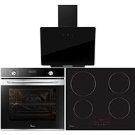 MIDEA 7NM30D0 + MIDEA MIH 653A +  MIDEA MH60A3200B-CZ - Oven, Cooktop & Kitchen Hood Set