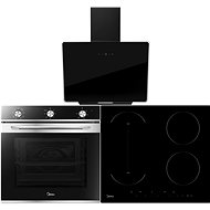 MIDEA 7NM20M1 + MIDEA MIH 616AC + MIDEA MH60A3200B-CZ - Oven, Cooktop & Kitchen Hood Set