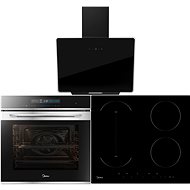 MIDEA 7NA30T1 + MIDEA MIH 616AC + MIDEA MH60A3200B-CZ - Oven, Cooktop & Kitchen Hood Set