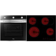 MIDEA 7NM20M1 + MIDEA MVC 662 - Oven & Cooktop Set